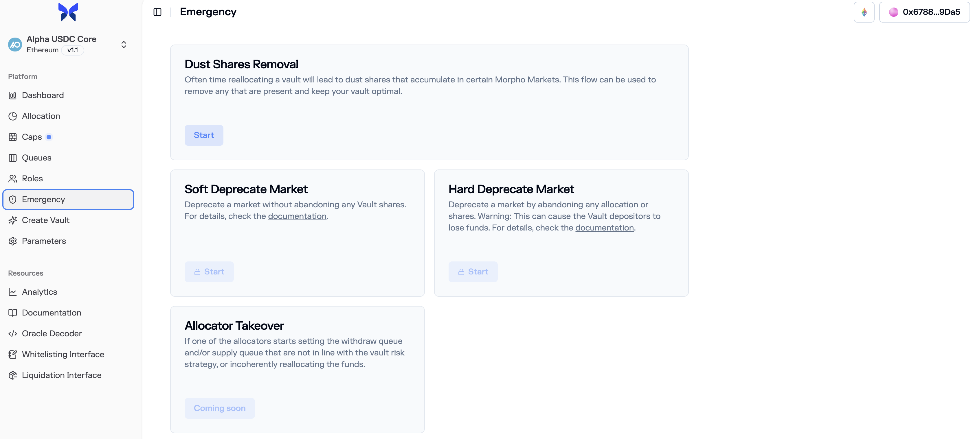 Reordering a queue by dragging and dropping markets