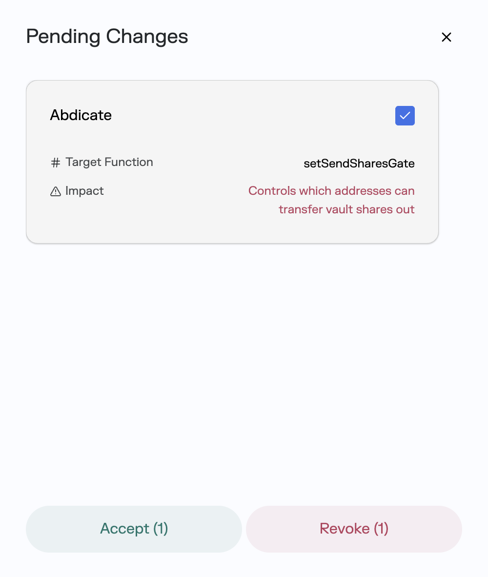 Gate Abdication - Step 4